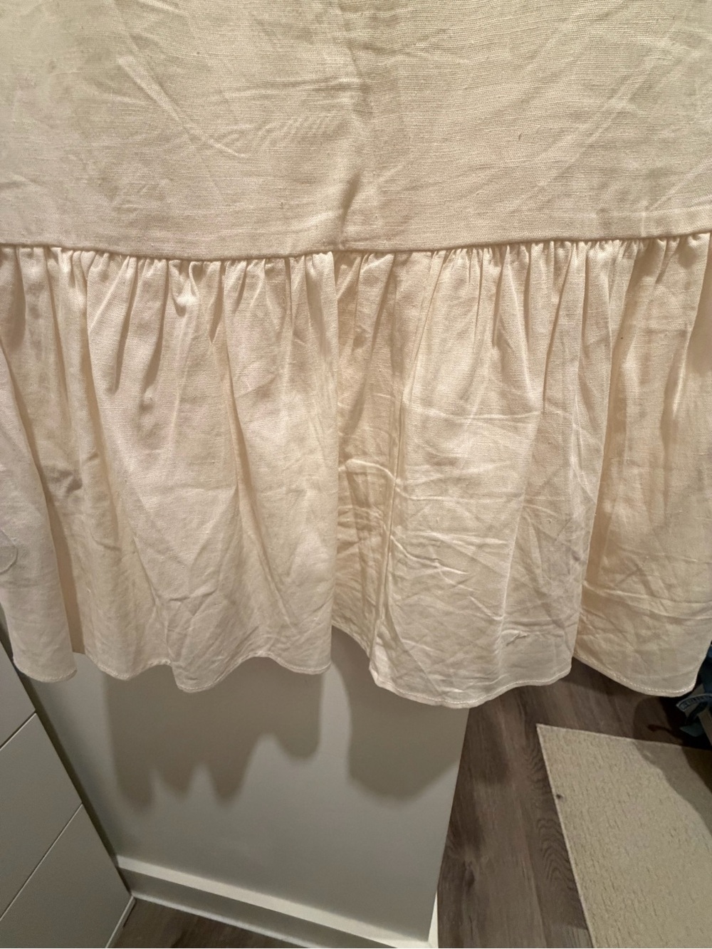 H&M Cream Peasant Tunic with Tassel Tie - Picture 5 of 5